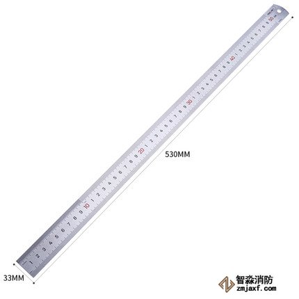 鋼直尺量程50cm；精度：1mm　